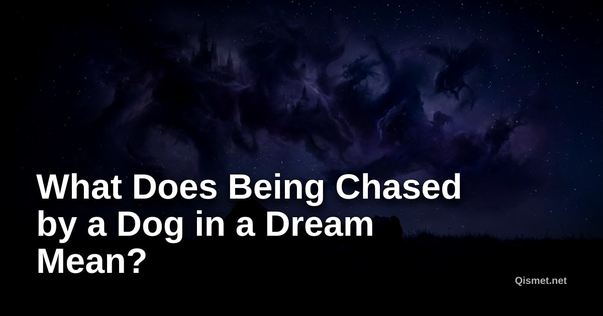 What Does Being Chased by a Dog in a Dream Mean?