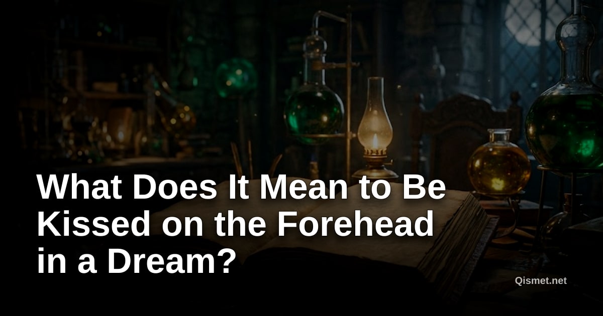What Does It Mean to Be Kissed on the Forehead in a Dream?