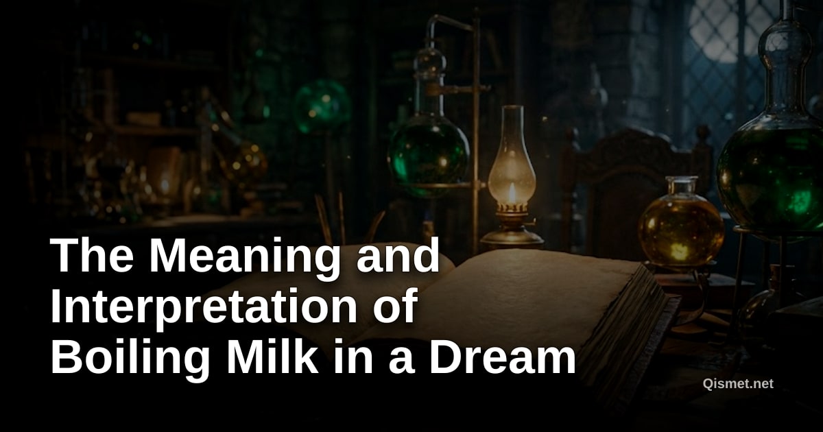 The Meaning and Interpretation of Boiling Milk in a Dream