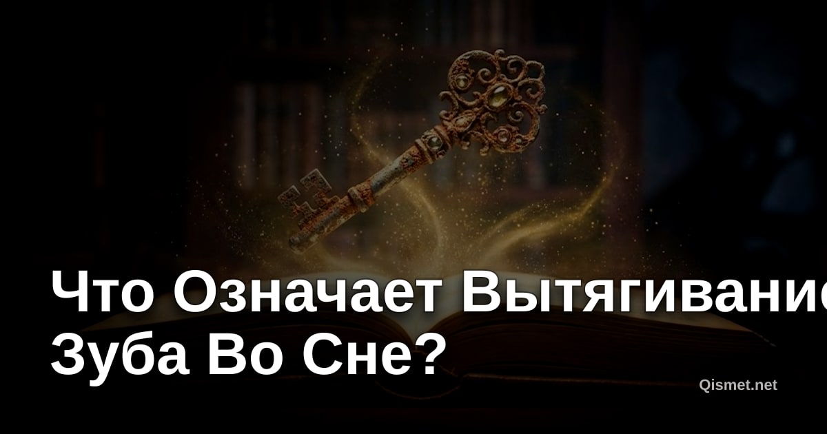 Что Означает Вытягивание Зуба Во Сне?