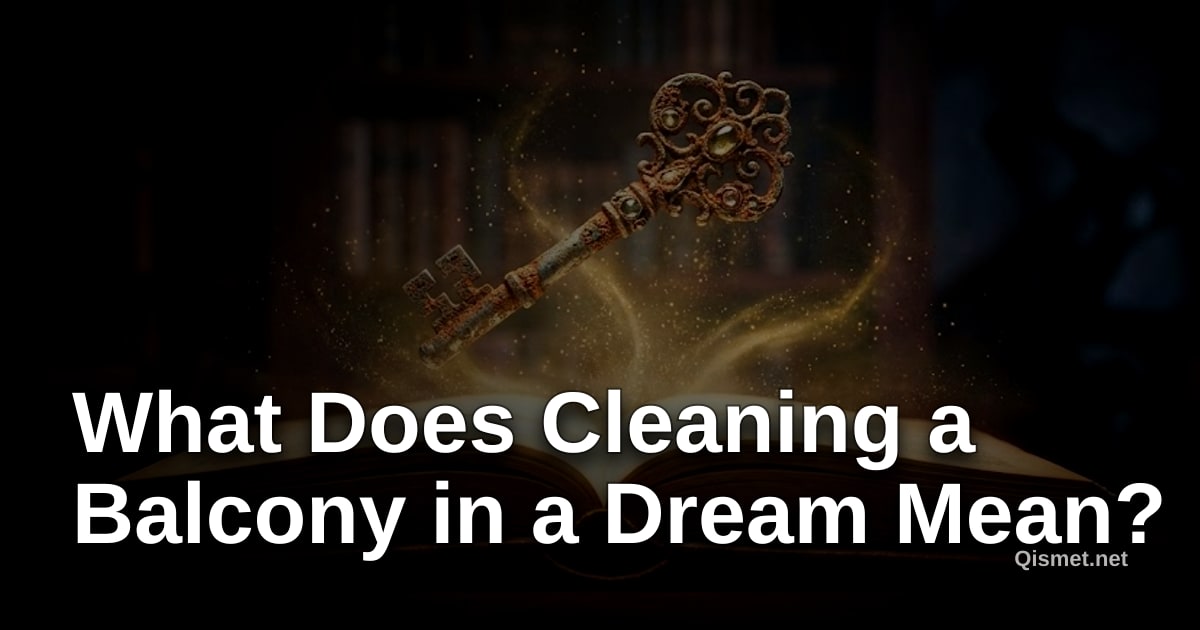 What Does Cleaning a Balcony in a Dream Mean?