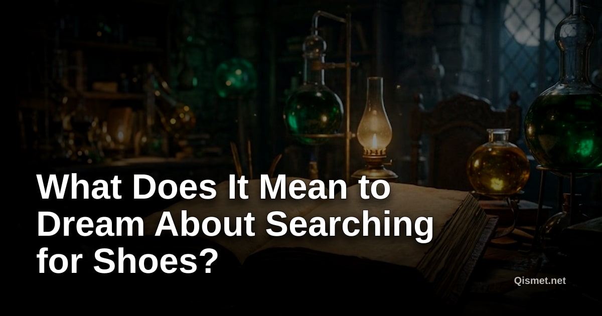 What Does It Mean to Dream About Searching for Shoes?