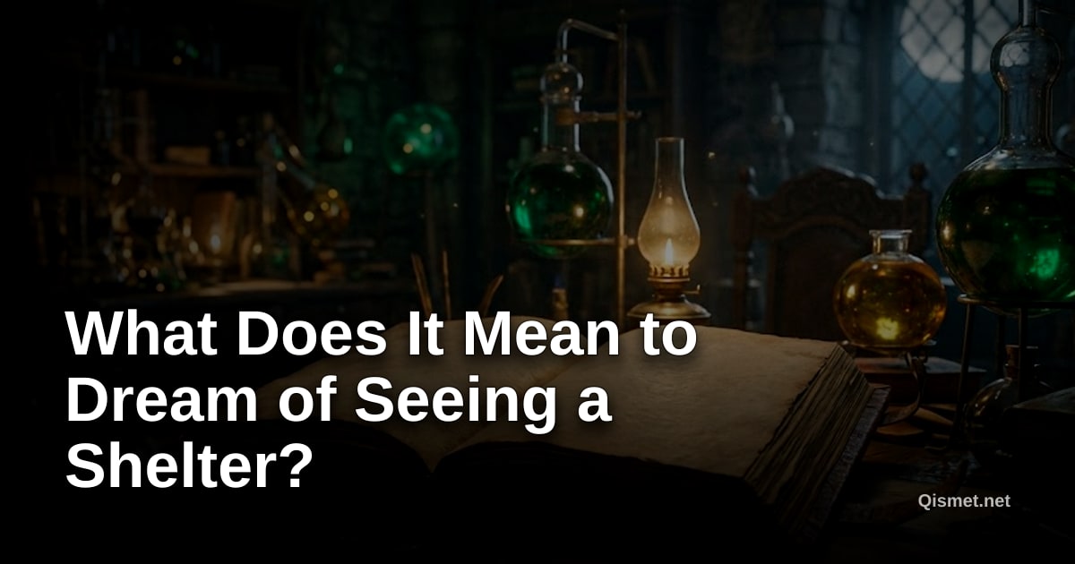 What Does It Mean to Dream of Seeing a Shelter?