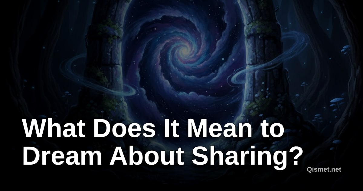 What Does It Mean to Dream About Sharing?