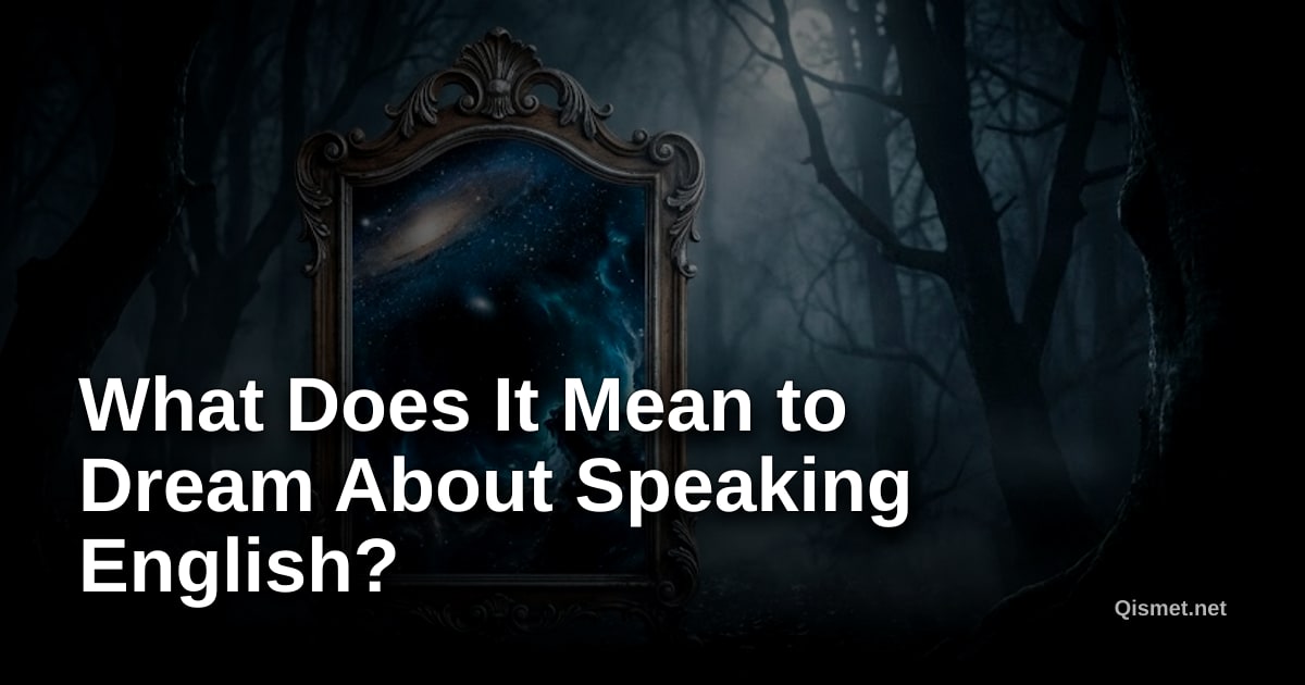 What Does It Mean to Dream About Speaking English?