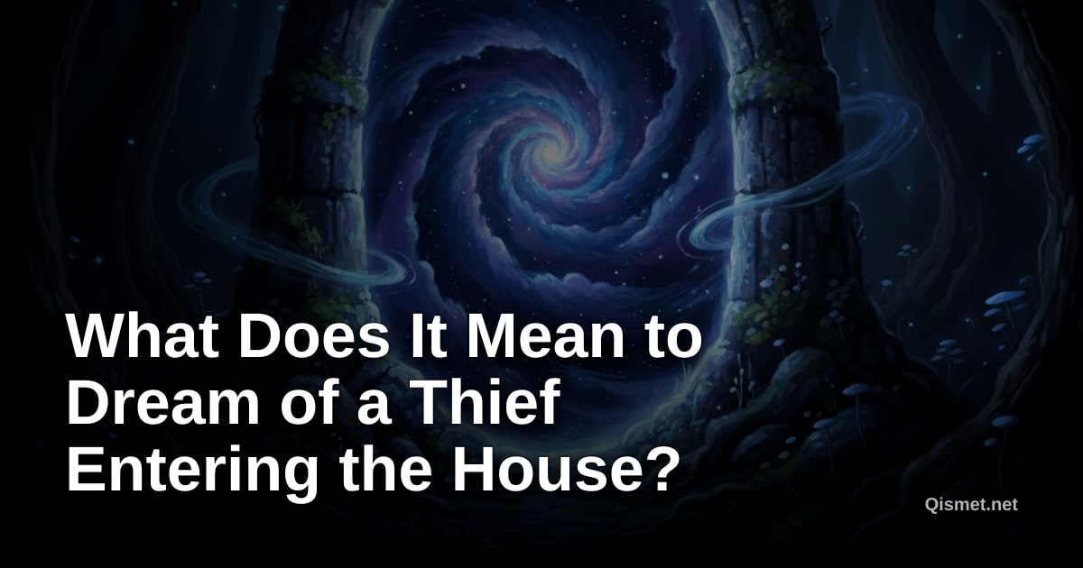 What Does It Mean to Dream of a Thief Entering the House?