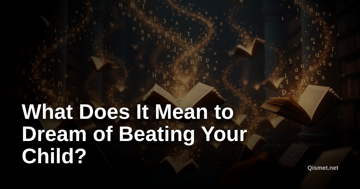 What Does It Mean to Dream of Beating Your Child?
