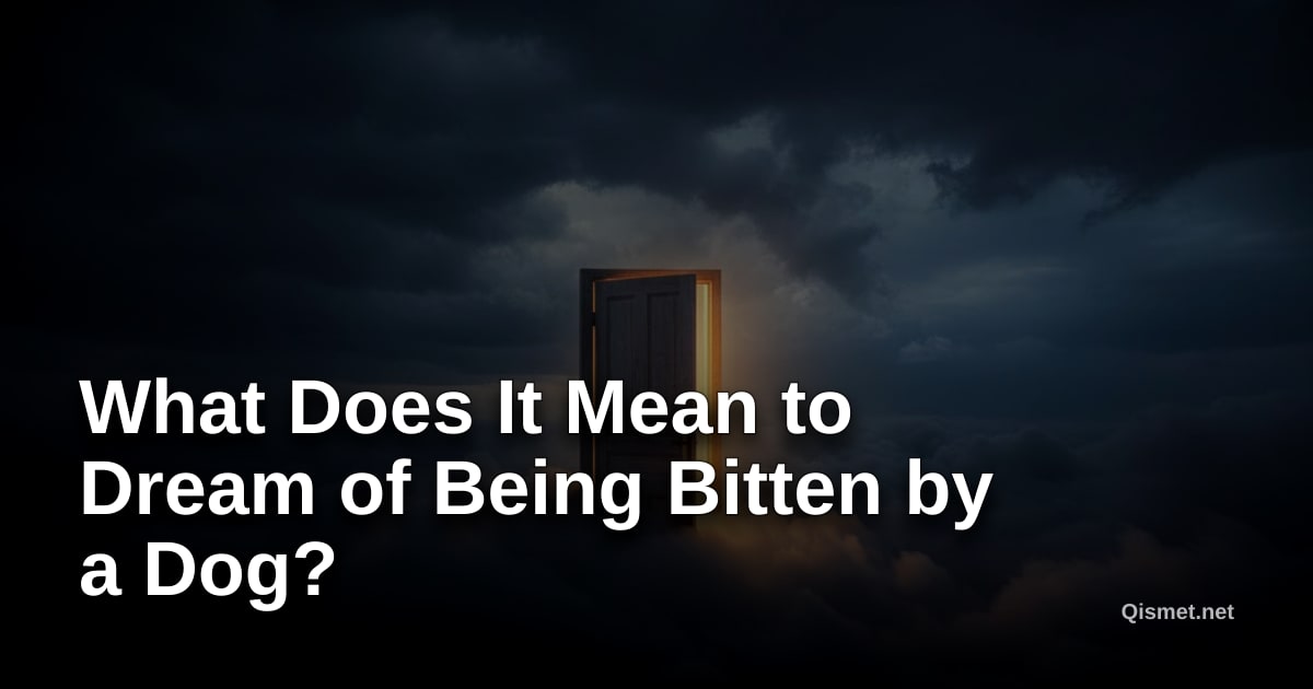 What Does It Mean to Dream of Being Bitten by a Dog?