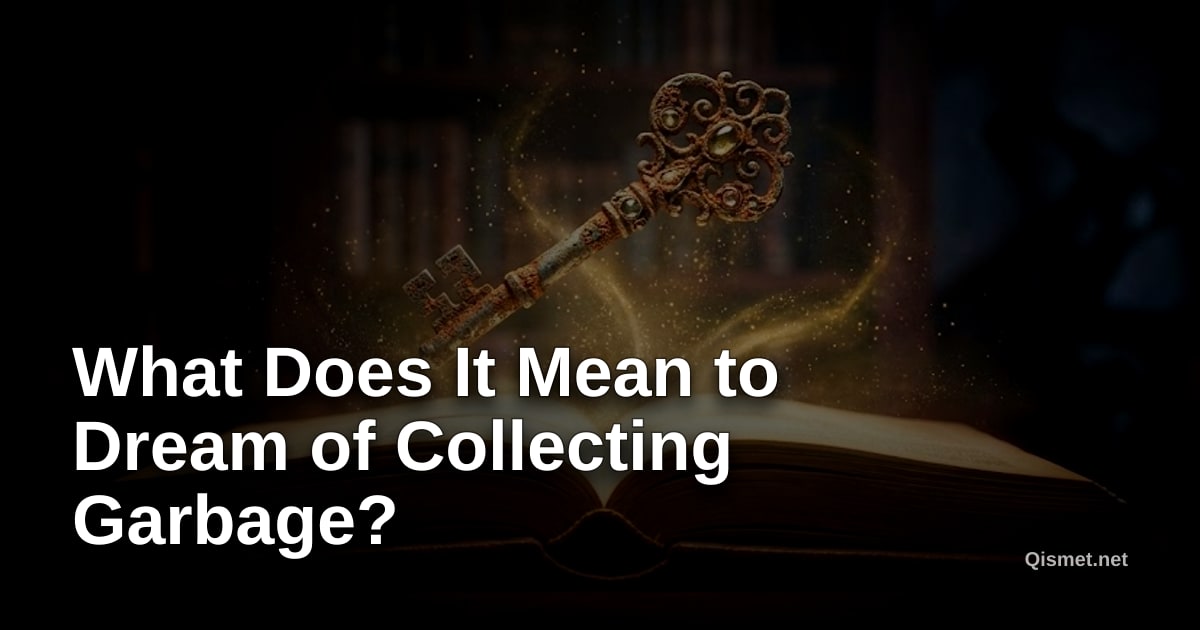What Does It Mean to Dream of Collecting Garbage?