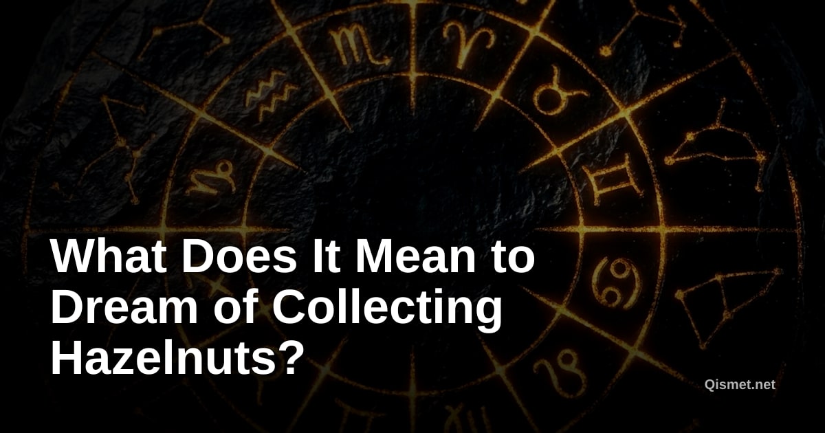 What Does It Mean to Dream of Collecting Hazelnuts?
