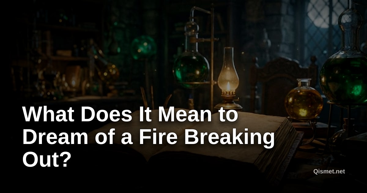 What Does It Mean to Dream of a Fire Breaking Out?