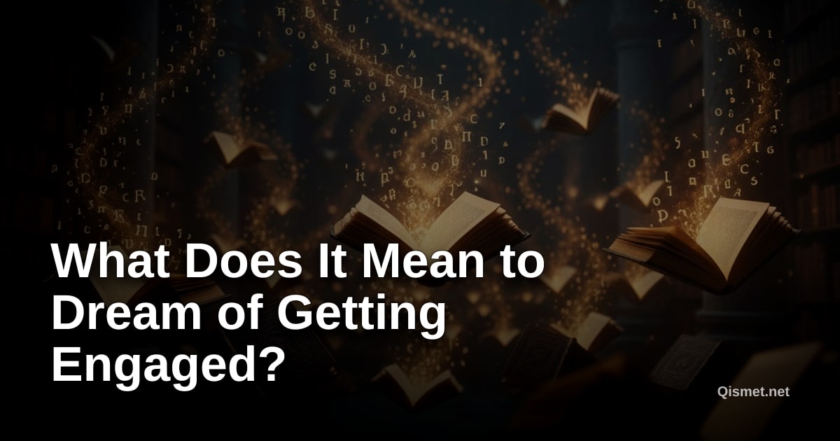 What Does It Mean to Dream of Getting Engaged?