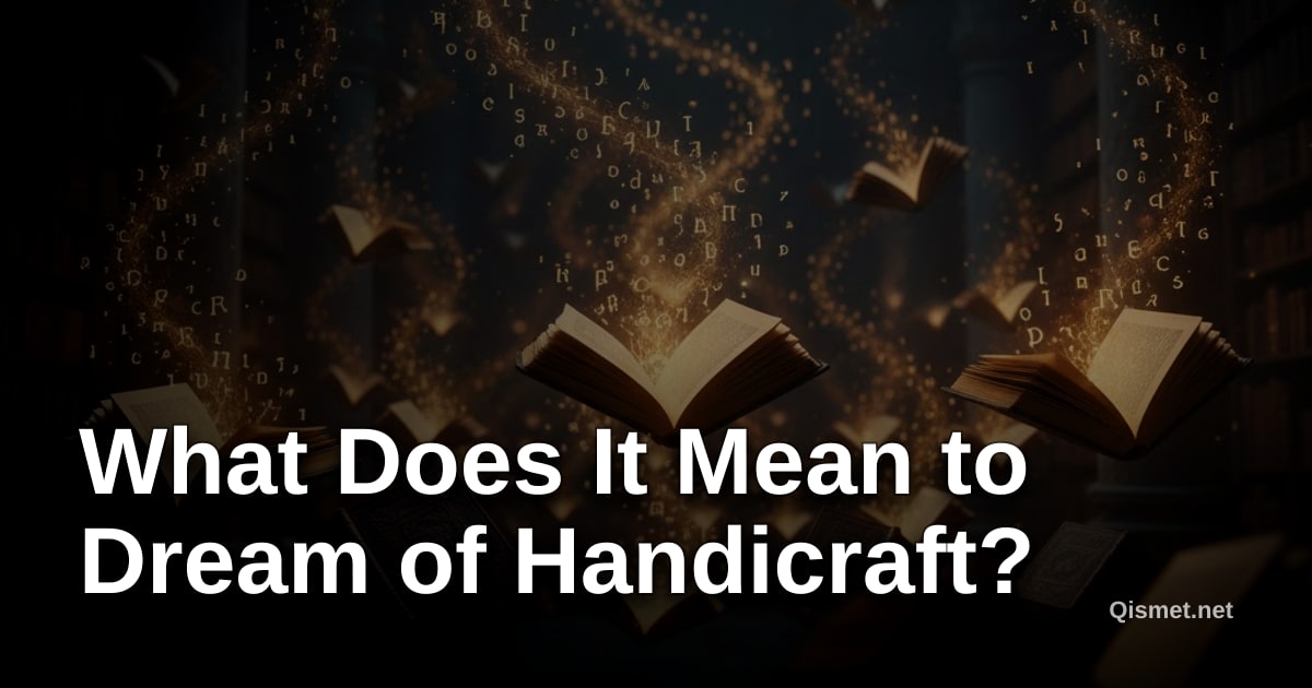 What Does It Mean to Dream of Handicraft?