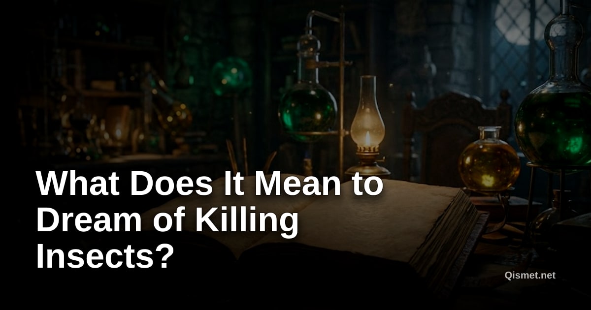 What Does It Mean to Dream of Killing Insects?