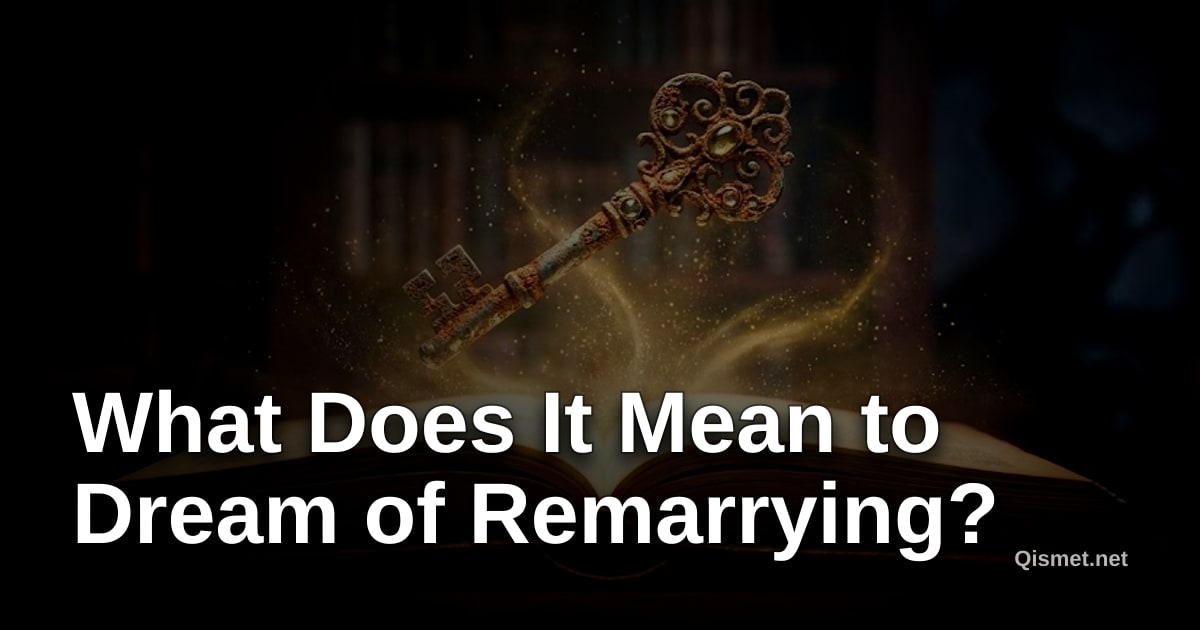 What Does It Mean to Dream of Remarrying?