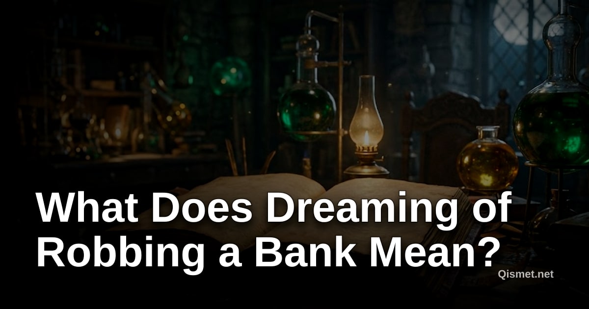 What Does Dreaming of Robbing a Bank Mean?