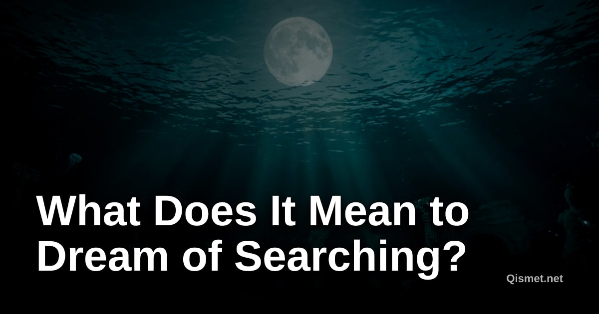 What Does It Mean to Dream of Searching?