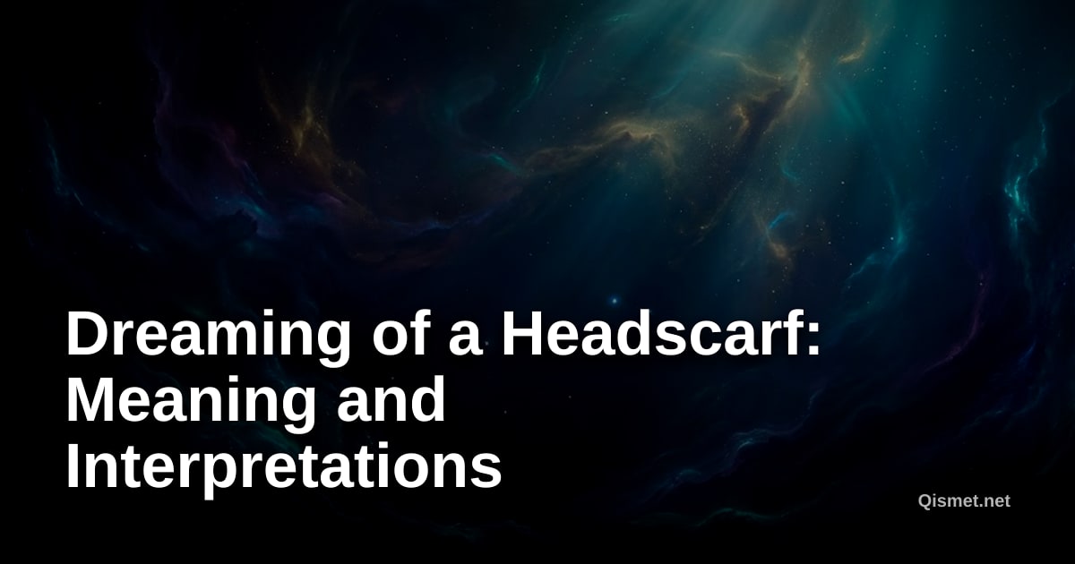 Dreaming of a Headscarf: Meaning and Interpretations