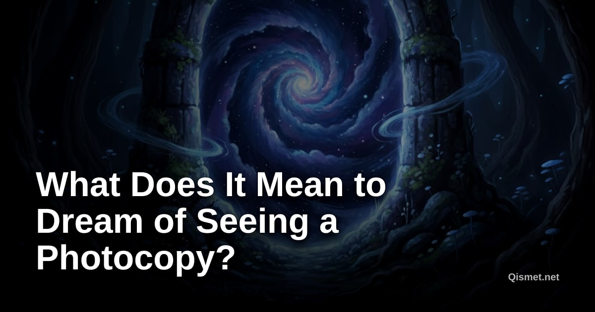 What Does It Mean to Dream of Seeing a Photocopy?