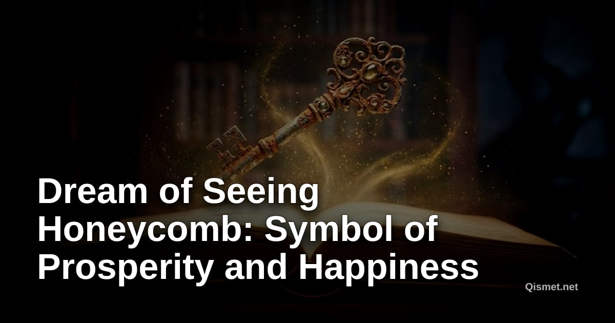 Dream of Seeing Honeycomb: Symbol of Prosperity and Happiness