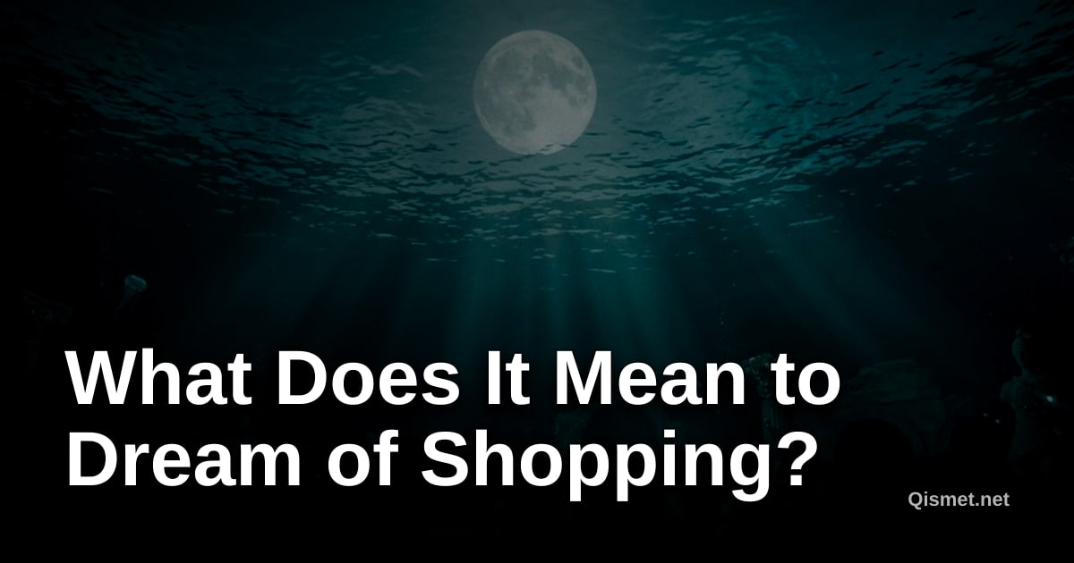 What Does It Mean to Dream of Shopping?