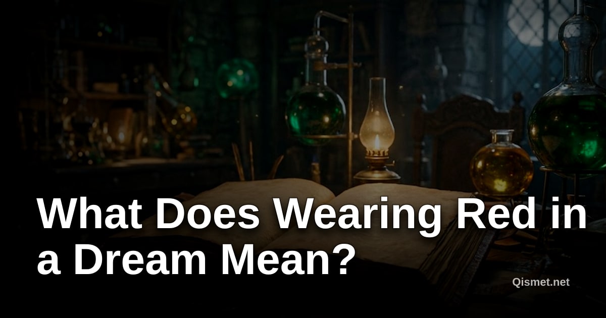 What Does Wearing Red in a Dream Mean?