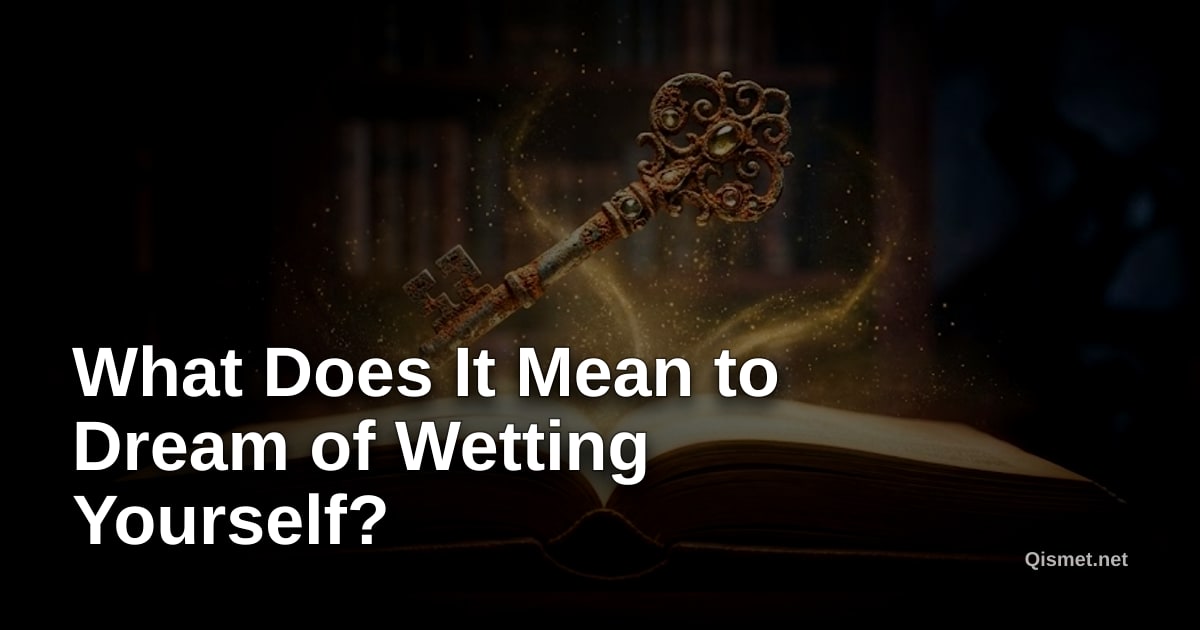 What Does It Mean to Dream of Wetting Yourself?