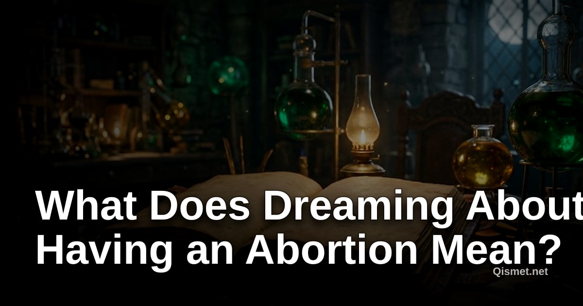 What Does Dreaming About Having an Abortion Mean?