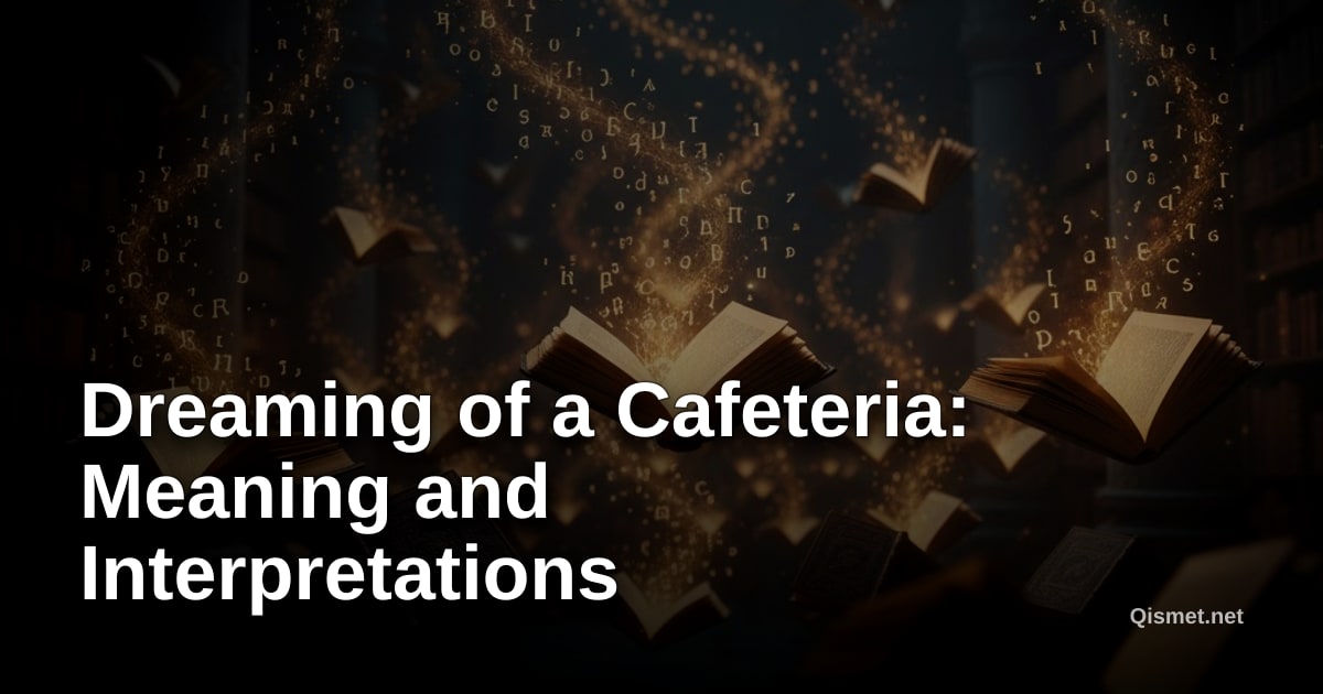 Dreaming of a Cafeteria: Meaning and Interpretations