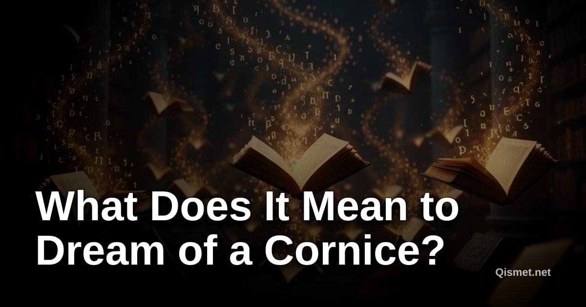 What Does It Mean to Dream of a Cornice?