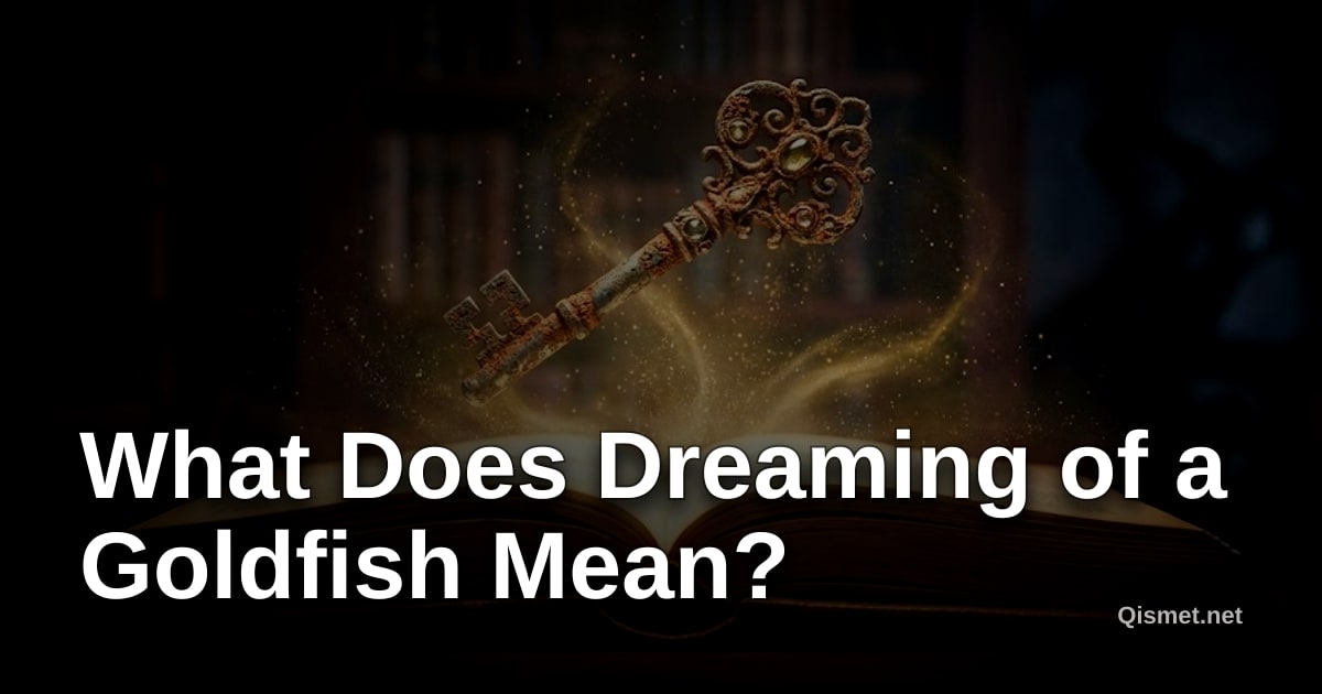 What Does Dreaming of a Goldfish Mean?