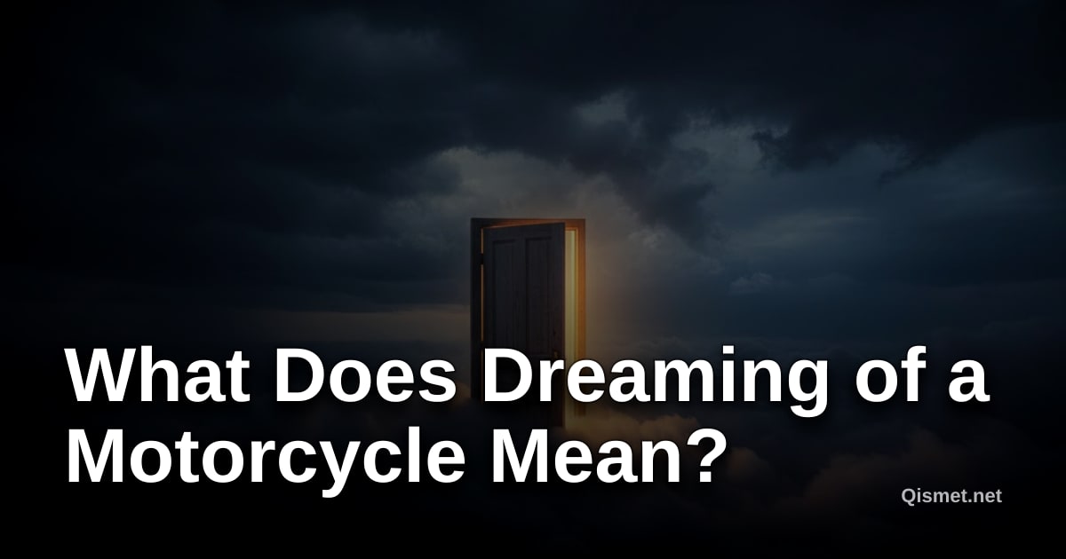 What Does Dreaming of a Motorcycle Mean?