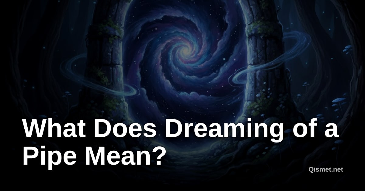 What Does Dreaming of a Pipe Mean?