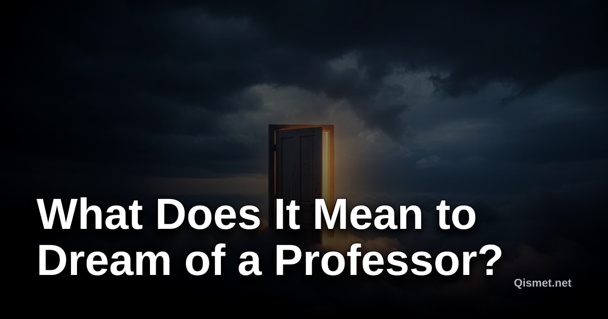 What Does It Mean to Dream of a Professor?