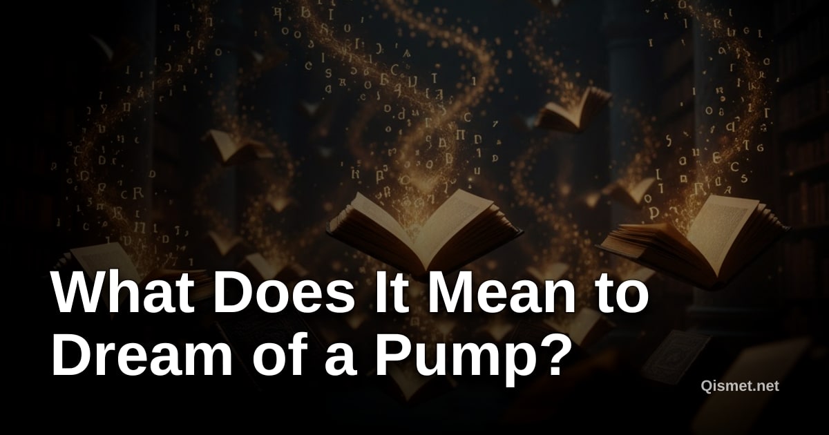 What Does It Mean to Dream of a Pump?