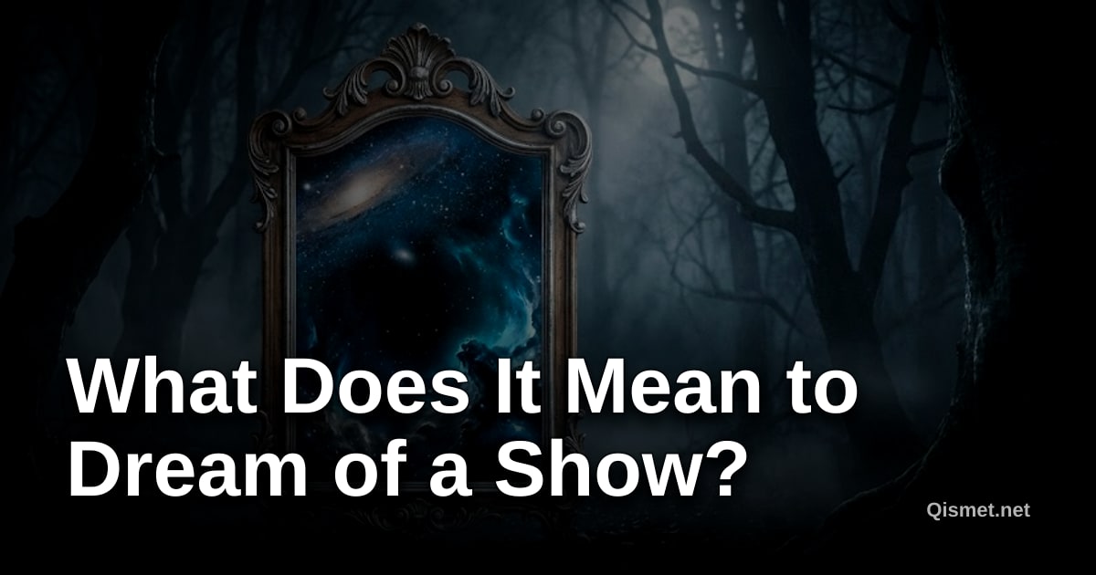 What Does It Mean to Dream of a Show?