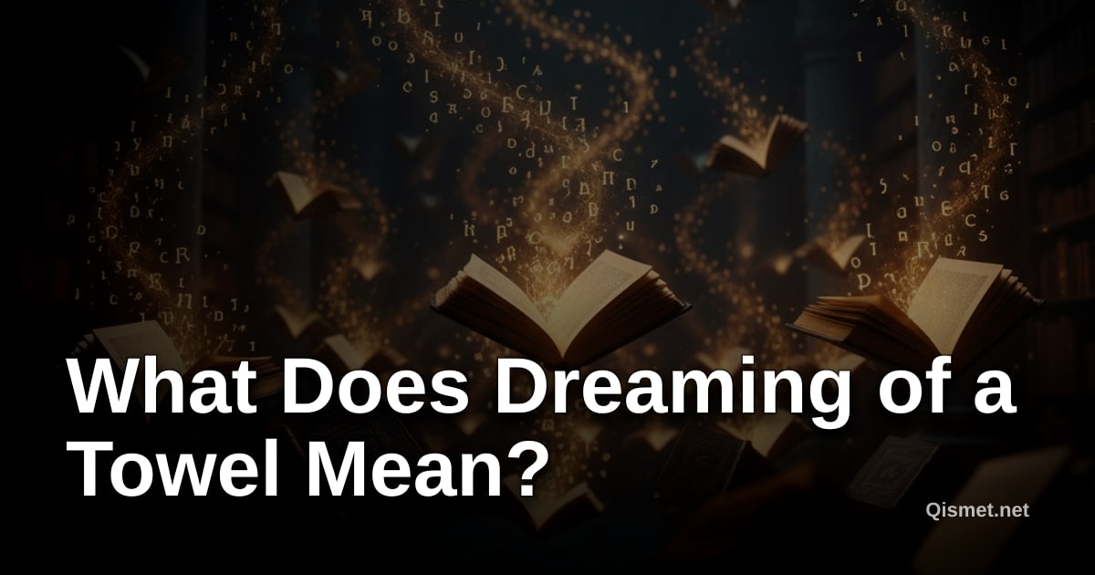 What Does Dreaming of a Towel Mean?