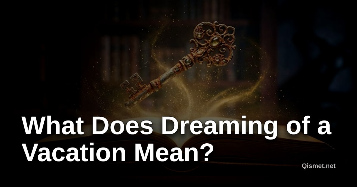 What Does Dreaming of a Vacation Mean?