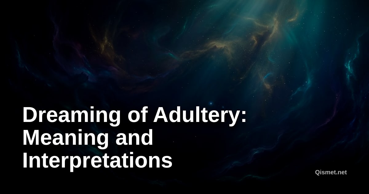 Dreaming of Adultery: Meaning and Interpretations