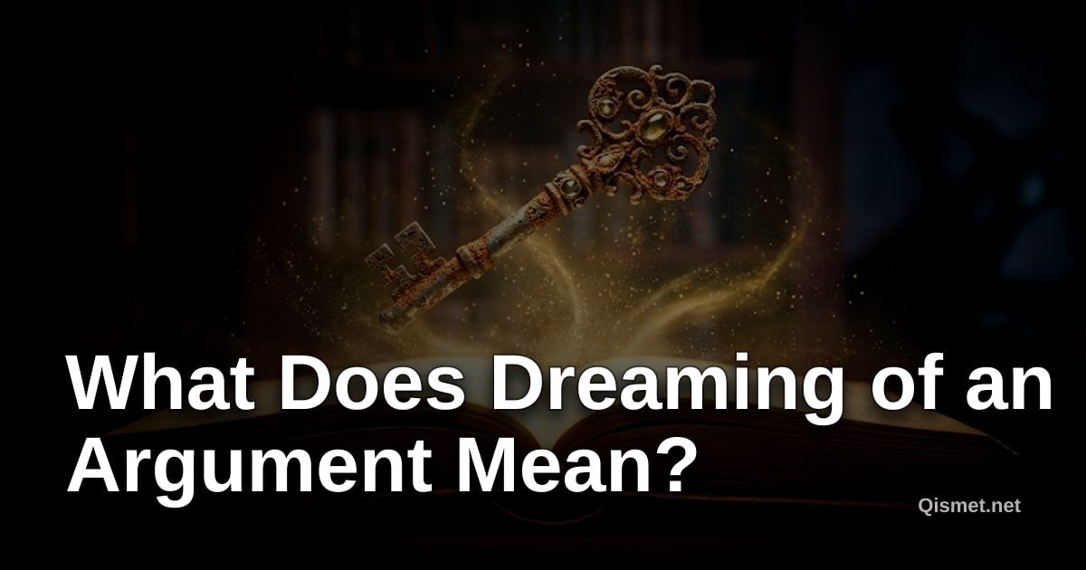 What Does Dreaming of an Argument Mean?