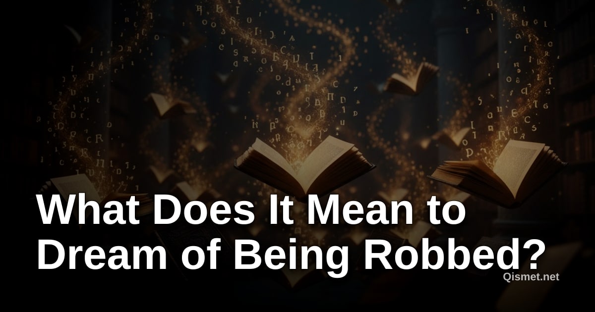 What Does It Mean to Dream of Being Robbed?