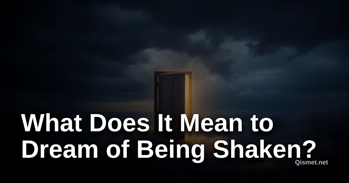 What Does It Mean to Dream of Being Shaken?