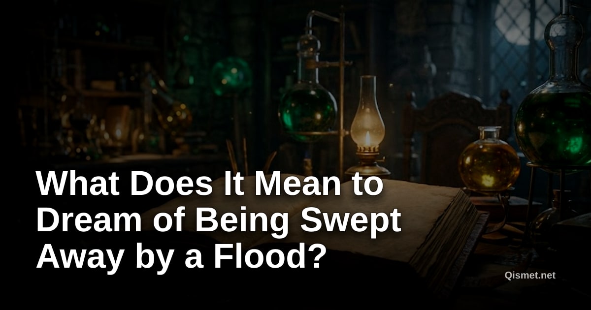 What Does It Mean to Dream of Being Swept Away by a Flood?