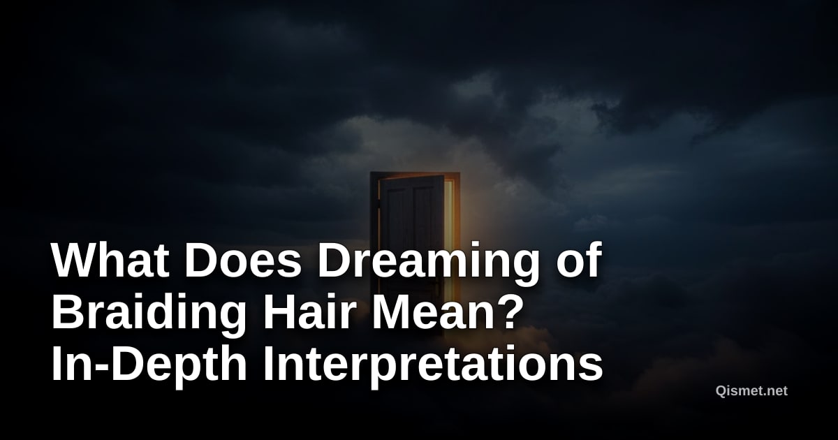 What Does Dreaming of Braiding Hair Mean? In-Depth Interpretations