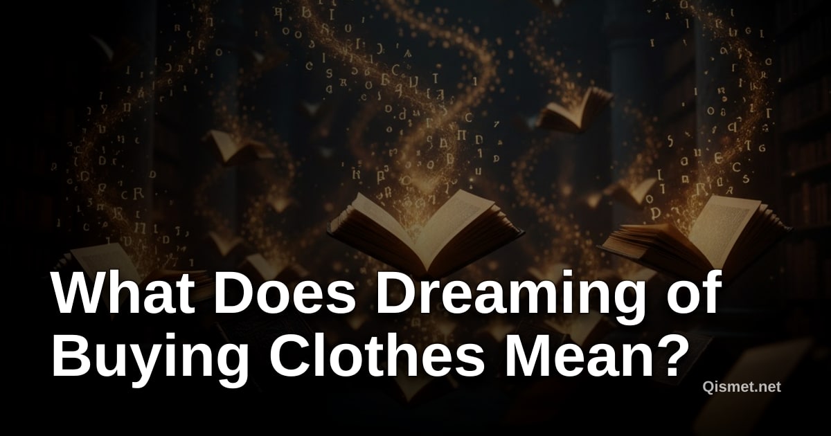 What Does Dreaming of Buying Clothes Mean?