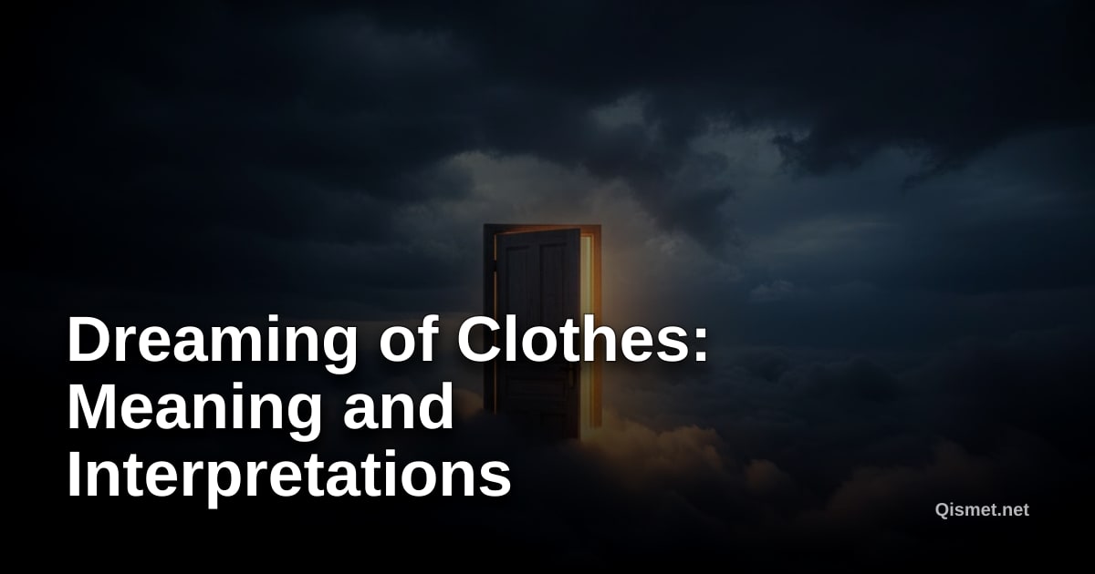 Dreaming of Clothes: Meaning and Interpretations
