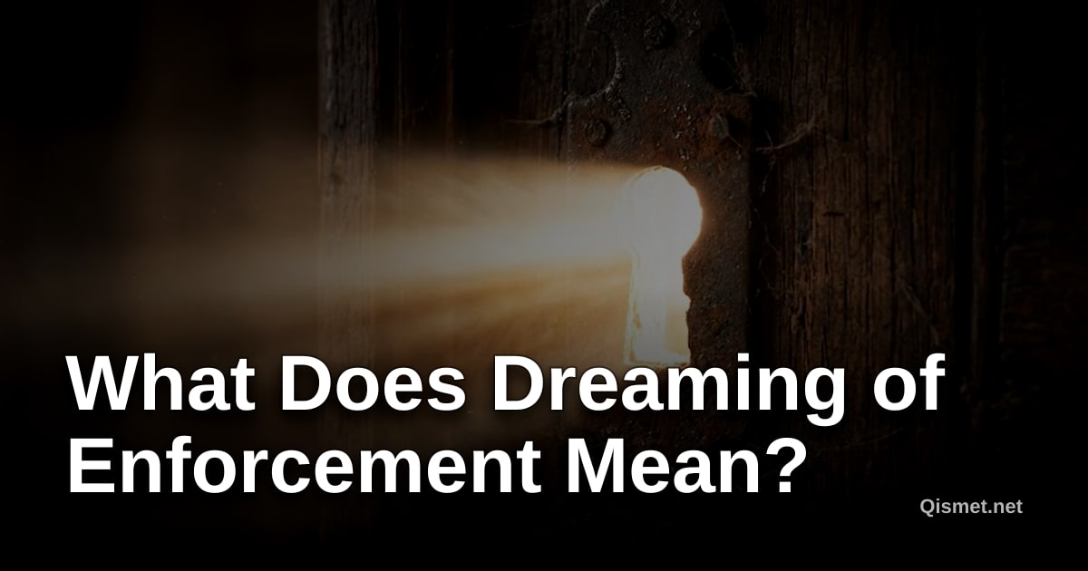 What Does Dreaming of Enforcement Mean?