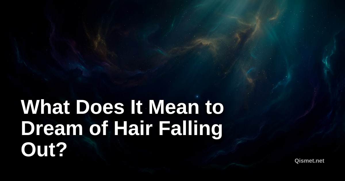 What Does It Mean to Dream of Hair Falling Out?