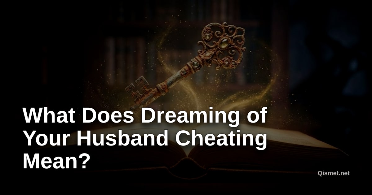 What Does Dreaming of Your Husband Cheating Mean?