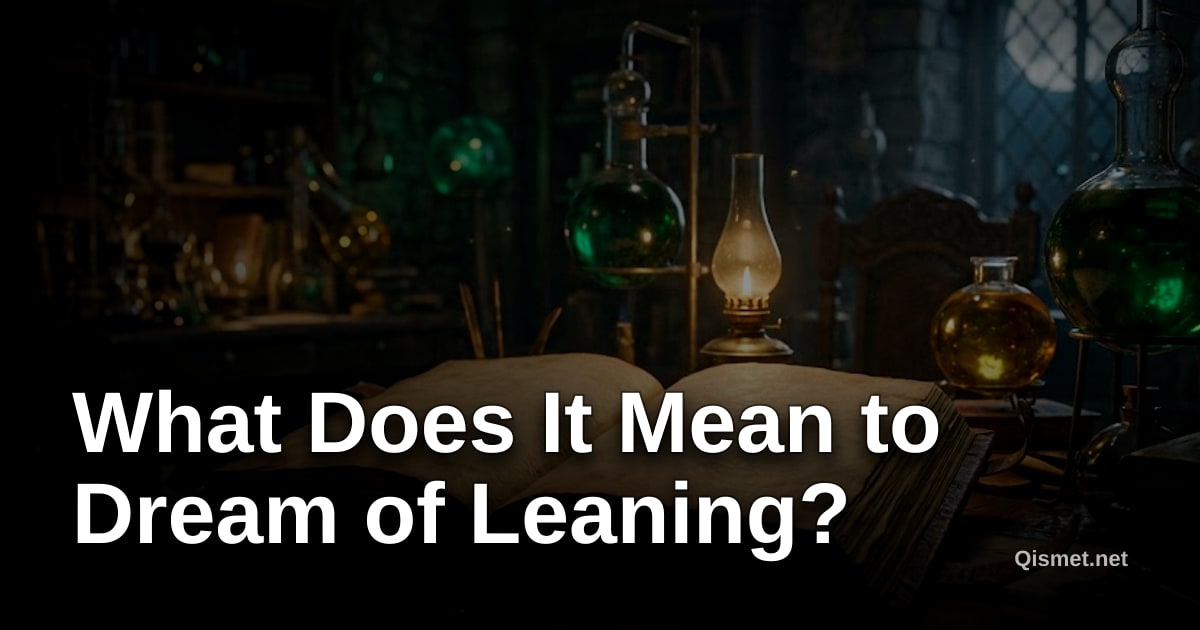What Does It Mean to Dream of Leaning?